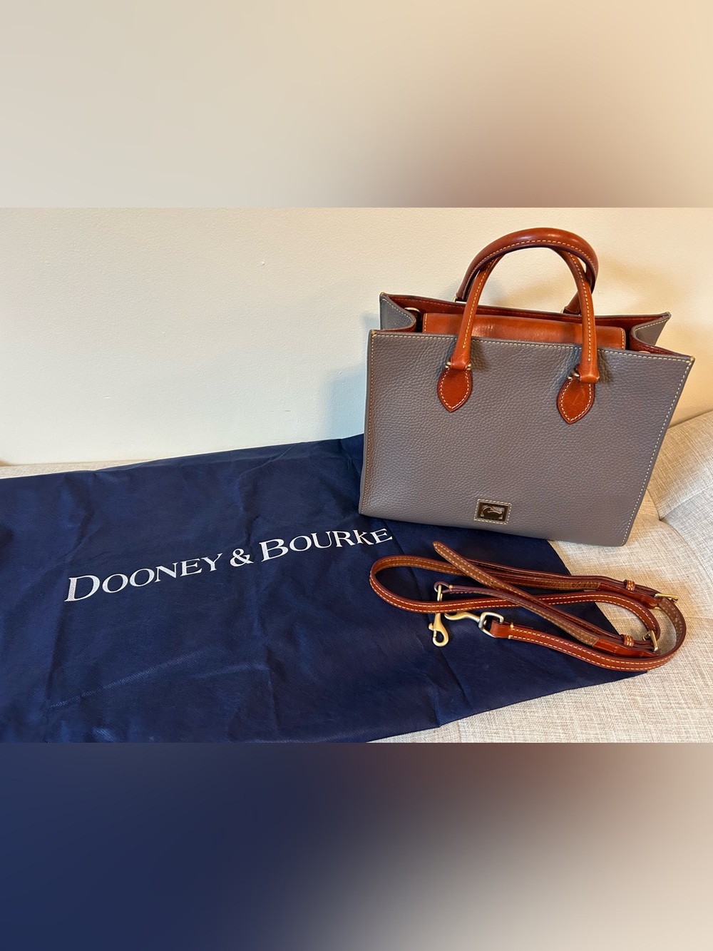 Dooney & Bourke Pebbled Leather Satchel